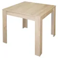Produktbild: Livetastic Esstisch, Sonoma Eiche, Holzwerkstoff, quadratisch, Säule, 80x75x80 cm, schnell aufzubauende und stabile Arbeitsfläche, Esszimmer, Tische, Esstische, Esstische quadratisch