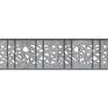 Produktbild: zaun|zu® Sichtschutzstreifen Design Vlies mit Laserdekor Graphic | UV-beständig und wetterfest | Moderne Optik und montagefreundlich | einfache Reinigung Hellgrau 2,6m