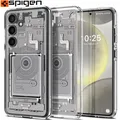 Produktbild: Handyhülle für Galaxy S24 Spigen Case Schutztasche Cover Etui Futeral Weiß-Grau