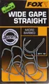 Produktbild: FOX International Karpfenhaken Fox Edges Armapoint Wide Gape Straight Hooks - 10 Karpfenhaken