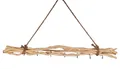 Produktbild: Meinposten Fensterdekoration Dekozweige Holz 8 Haken Fensterdeko Hängeast braun 80 cm