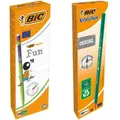 Produktbild: BIC Matic Fun 0.7mm Mechanical Pencils - Assorted Colours, Box of 12,Yellow,Blue