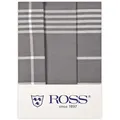 Produktbild: Ross 3er Pack Baumwoll-Geschirrtücher 1837 3- Pack 50x70 cm | grau - grau