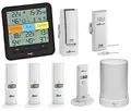Produktbild: TFA Dostmann KlimaHome Profi TFA 30.3060 Funk-Thermo/Hygro-Station incl. WeatherHub SmartHome System, Regenmesser und Zusatzsender (schwarz)