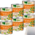 Produktbild: Edeka Bio Erbsen mit Möhrchen zart und natursüß 6er Pack (6x400g Dose) + usy Block