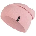 Produktbild: Sterntaler® Beanie OCS Beanie melange (1-St) Kindermütze aus weichem Melange-Singlejersey rosa 55 cm