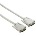 Produktbild: Hama DVI-Kabel, PC-Kabel , 1,50m, Stecker-Stecker, schraubbar, grau,  00200931