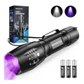 Produktbild: Uv Taschenlampe 395Nm 40W Schwarz 2 In 1 4 Modi Alu Outdoor Camping Zubehör