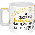 Produktbild: Sheepworld Tasse mit Spruch Sterne Wortheld-Tasse, Porzellan, 45 cl, mehrfarbig | Kaffeetasse lustig, Sprüche-Becher | 47768