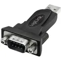Produktbild: Logilink Seriell Adapter [1x Usb 2.0 Stecker A - 1x Rs232-stecker]  Schwarz