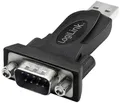 Produktbild: LogiLink Seriell Adapter [1x USB 2.0 Stecker A - 1x RS232-Stecker] Schwarz
