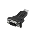 Produktbild: LogiLink USB 2.0-Adapter USB-A/M zu DB9/M (RS232) Win 11 schwarz