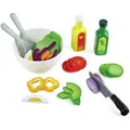 Produktbild: Hape Kinderküchen-Zubehör Salat-Set, Mit Salatschüssel und Salatbesteck, aus Holz, 39-tlg.