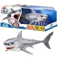 Produktbild: ROBO Alive Great White Shark Serie 1 von ZURU, batteriebetriebenes Roboter-Haispielzeug mit Leuchteffekt, Sommerpoolspielzeug, Badespielzeug, Hai