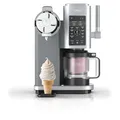 Produktbild: Ninja CREAMi Scoop & Swirl Eismaschine mit 2 Behältern, 13 Funktionen, für Eiscreme, Softeis, Gelato, Sorbet, Milchshakes und mehr, mit Mix-In-Funktion, Platinsilber, NC701EU
