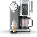 Produktbild: Ninja CREAMi Scoop & Swirl Eismaschine NC701EU – Platinsilber