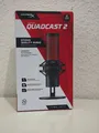 Produktbild: HYPERX QuadCast 2 Standmikrofon USB-Gaming-Mikrofon schwarz 872V1AA NEU OVP