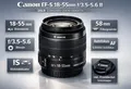 Produktbild: 📸 Canon EF-S 18-55 mm 3.5-5.6  II DSLR 58mm 📸 Standart Objektiv Foto Lens Zoom