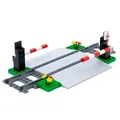Produktbild: LEGO City Zug Bahnübergang Eisenbahn Schienen gerade Legozug Train Set Crossing