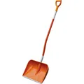 Produktbild: CEMO GFK-Schneeschaufel mit D-Griff, Orange-Silber, 161 cm