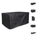 Produktbild: Abdeckhaube HWC-J41, Abdeckplane Schutzplane Schutzhülle, Gartenmöbel, anthrazit