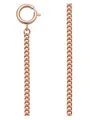 Produktbild: REGENT Herren Taschenuhr Kette 5 mm Breite 31 cm Länge mit Karabiner Rundpanzer Rosegold PS-04