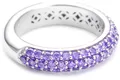 Produktbild: Esprit Collection Damen-Ring 925 Sterling Silber rhodiniert Kristall Zirkonia amorbess passion violett Gr.56 (17.8) ELRG91400C180