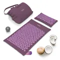 Produktbild: MyBeo Akupressurmatte im Set 71 x 44cm - Matte+Kissen+Massageball Faszienset