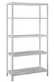 Produktbild: SCHULTE Regalwelt Steckregal mit 5 PowerMAX Fachböden, 65 kg Tragkraft, 190x100x40 cm (HxBxT), weiß