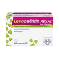 Produktbild: Levocetirizin Hexal bei Allergien 5 mg Filmtabletten 100 stk