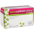 Produktbild: LEVOCETIRIZIN HEXAL bei Allergien 5 mg Filmtabl. 100 St. PZN 14241670