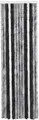 Produktbild: Brunner Acapulco Flauschvorhang, 56x185cm, grau/schwarz