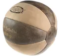 Produktbild: Bad Company I Retro Medizinball 3 Kg I Vollball aus Leder I Braun