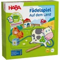 Produktbild: Haba Motorikspielzeug 1005580001, Auf dem Land, Fädelspiel aus Holz, ab 18 Monate