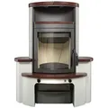 Produktbild: Hark  Dauerbrandofen  Kaminofen  Avenso  GT  ECOplus  Ofenkacheln  jola  braun/stone  (8  kW)