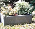 Produktbild: KHW Pflanzkasten Gartenbedarf 100 cm Grau Balkondekoration robust langlebig