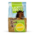 Produktbild: Eggersmann Mein Pferdefutter 1 kg Pferde-Leckerlis | Lecker Bricks für Pferde & Ponys | Natürlicher Banane-Geschmack | Perfekt als Belohnung & für zwischendurch | Pferde-Zubehör