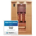 Produktbild: Dewello Infrarotkabine Infrarotsauna HYDER 115cm x 105cm inkl. Vollspektrumstrahler