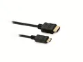 Produktbild: S-IMPULS HDMI/Mini-HDMI Kabel, HIGH SPEED WITH ETHERNET, 2 m