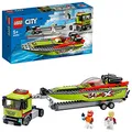 Produktbild: Lego 60254 City Great Vehicles Rennboot-Transporter