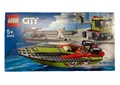 Produktbild: LEGO® City 60254  - Rennboot-Transporter | EOL 2021 | 100% | OVP + Anleitung