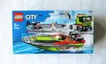 Produktbild: LEGO City 60254 - Rennboot-Transporter - Neu & OVP