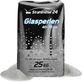 Produktbild: 25 KG GLASPERLEN STRAHLMASTER STRAHLMITTEL 40-70 µm STRAHLGUT GLASPERLEN SANDSTRAHLEN MICROGLASPERLEN