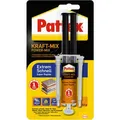 Produktbild: Pattex 2-Komponenten-Kleber Kraft Mix Extrem, 12g, auf Epoxidharz Basis, transparent, wasserfest