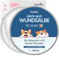 Produktbild: Pawlie's Wundsalbe für Hunde & Katzen (50ml) | Schnelle Regeneration & sanfte Reinigung | Anti-Juckreiz-Formel für gereizte Haut | Einfach & sicher (auch bei Ablecken) | Made in Germany