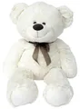 Produktbild: XXL TEDDYBÄR 100cm weiss Plüschbär Teddy Stoffbär Plüsch Plüschtier Bär 1m gross