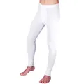Produktbild: HERMKO 3540 Herren Lange Unterhosen mit Eingriff und Weichbund aus 100% Bio-Baumwolle in Feinripp, Größe:D 12 = EU 6XL, Farbe:weiß