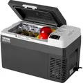 Produktbild: VEVOR Tragbarer Autokühlschrank, 12-Volt-Autokühlschrank, 25 l / 26,4 QT Einzelzonen-Tragbarer Gefrierschrank, -4°F-68°F Einstellbare Temperatu...