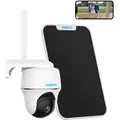 Produktbild: Reolink - 2k 4mp Akku 3g/4g Lte Überwachungskamera Mit 355°/140° Ptz, Ki-erkennung, Nachtsicht, 2-wege-audio, + Solarpanel
