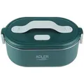 Produktbild: Adler Elektrische Lunchbox AD 4505, Elektrische Brotdose, Speisewärmer, Warmhaltebehälter, Edelstahl, grün grün